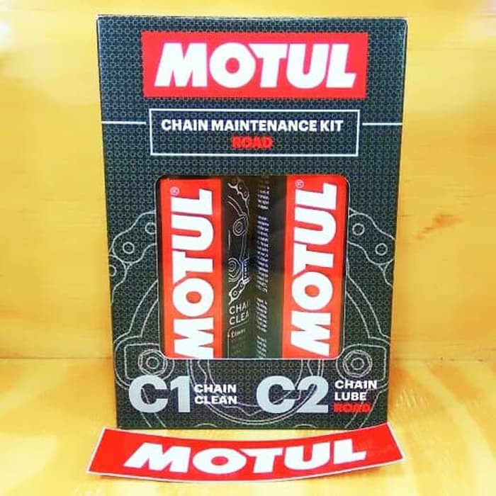 Motul Chain Maintenance Kit Chain Clean   Chain Lube Murah