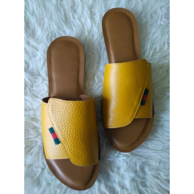 Sandal Kulit wanita asli Sukaregang Garut