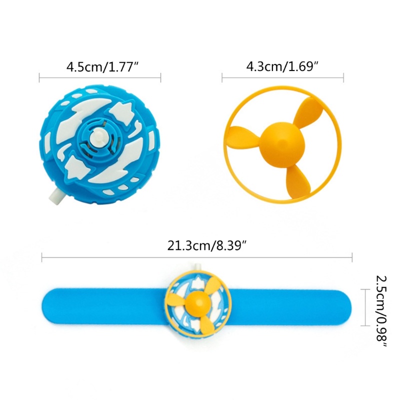 Mary Mainan Jam Tangan Gyroscope Ring Flying Saucer Untuk Outdoor