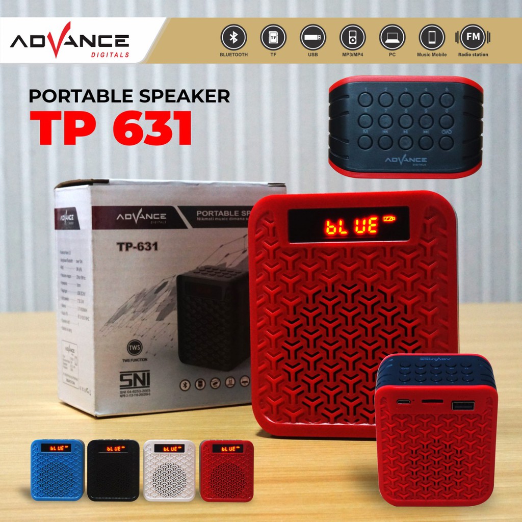 Speaker blutot advance TP631 / TP 631 (support Murottal )