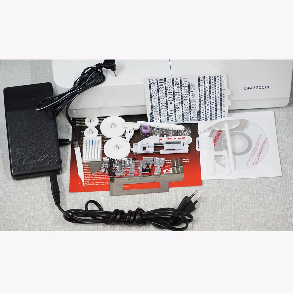 mesin jahit portable merk Janome type DM7200PL - pink