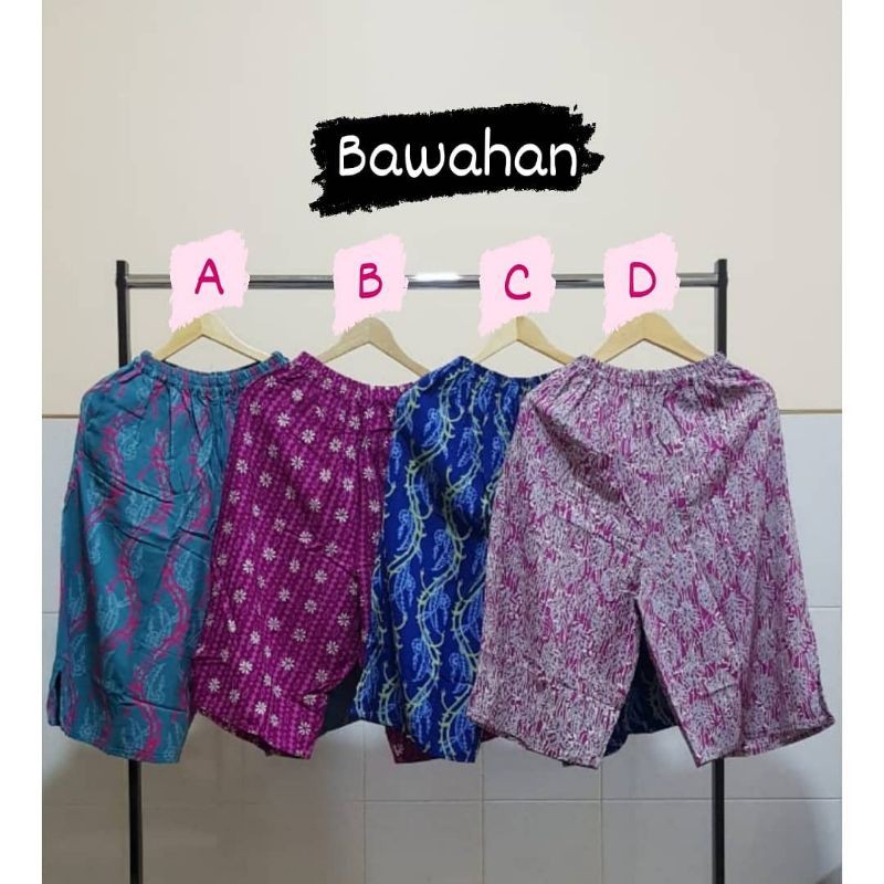 Setelan ¾ JMB Cap BD by Luza Batik