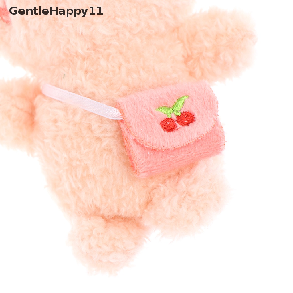 Gentlehappy Gantungan Kunci Boneka Kelinci Bahan Plush Ukuran 13CM