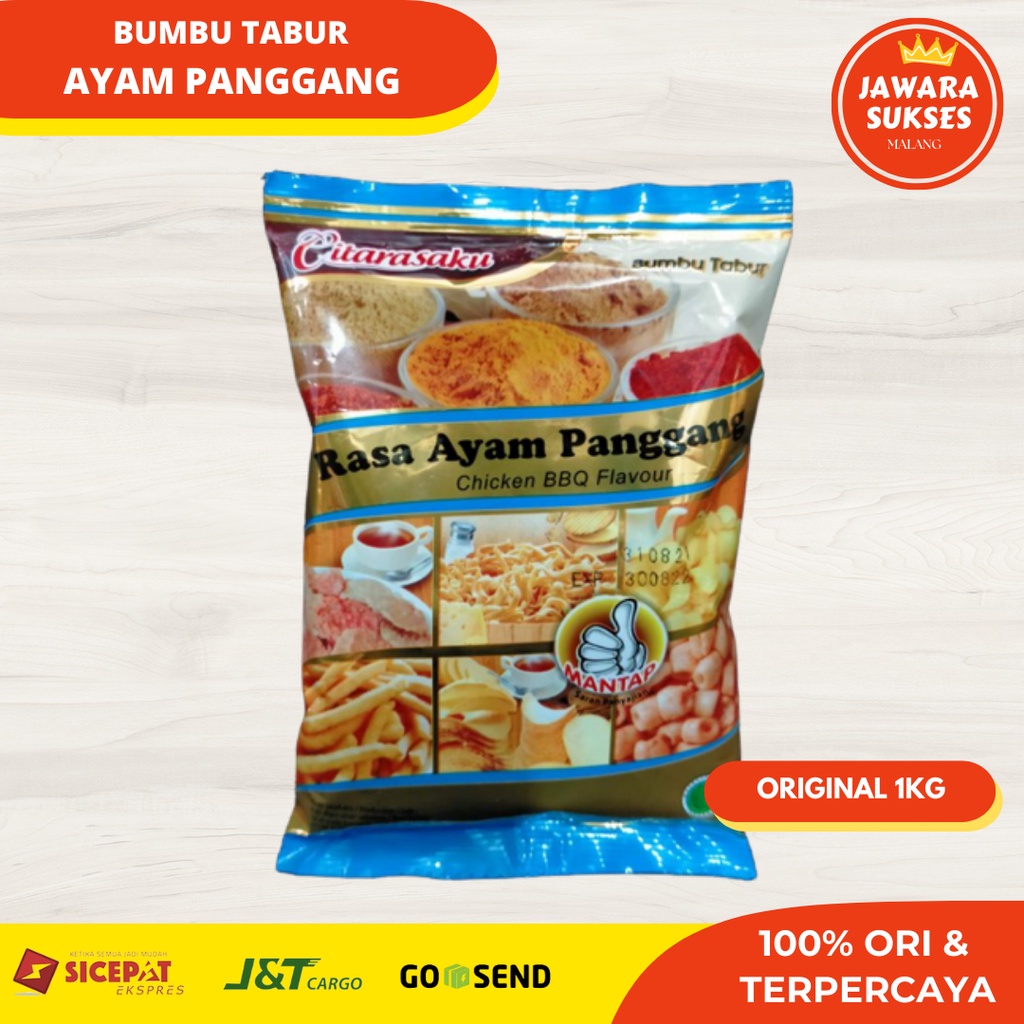 

Bumbu Tabur Ayam Panggang 1kg | Chicken BBQ Flavour Ori 1 kg