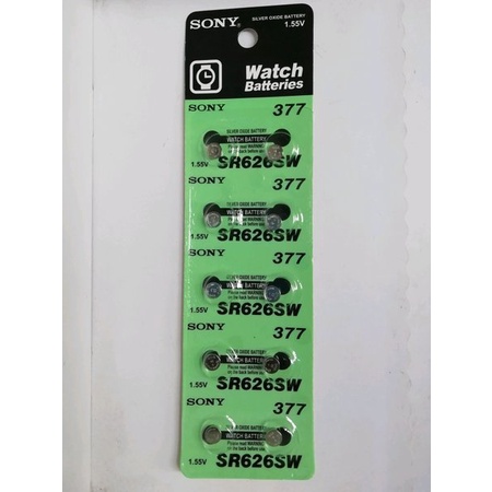 Baterai Kancing Sony SR626SW 377 1.55V