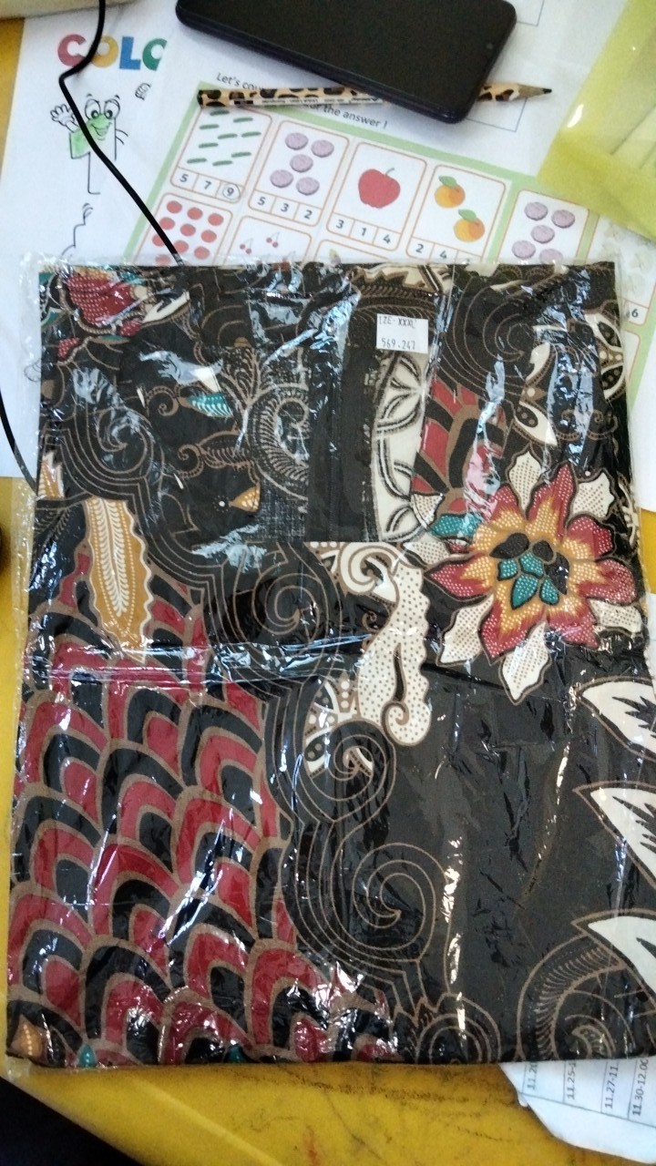 Atasan Blouse Batik Wanita Big Size 569