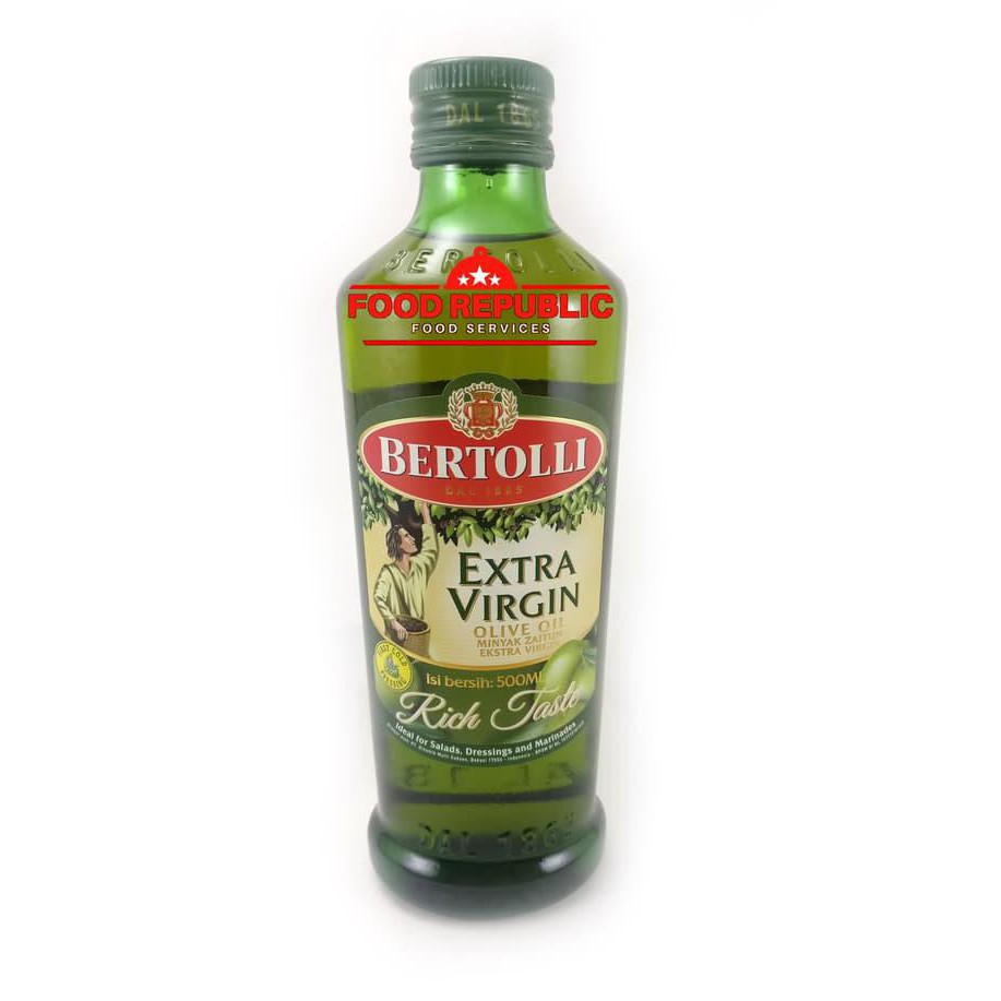 

Ready Bertolli Extra Virgin Olive Oil / Minyak Zaitun Murni 500 Ml Best Sell .