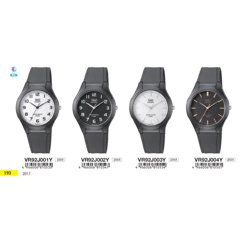 Jam Tangan Wanita QQ QnQ Q&amp;Q Q&amp;Q Analog Rubber - VR92 VR92J Water Resist