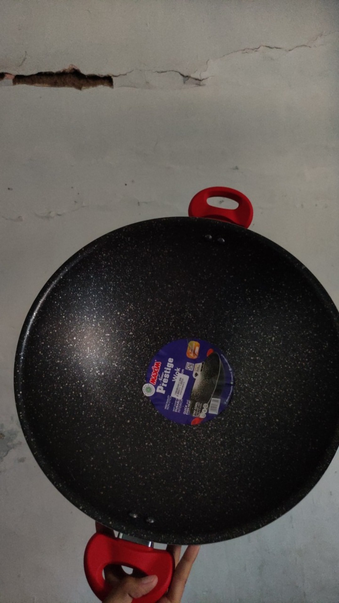 Maxim New Prestige Wajan Penggorengan Teflon Anti Lengket 36cm Wok