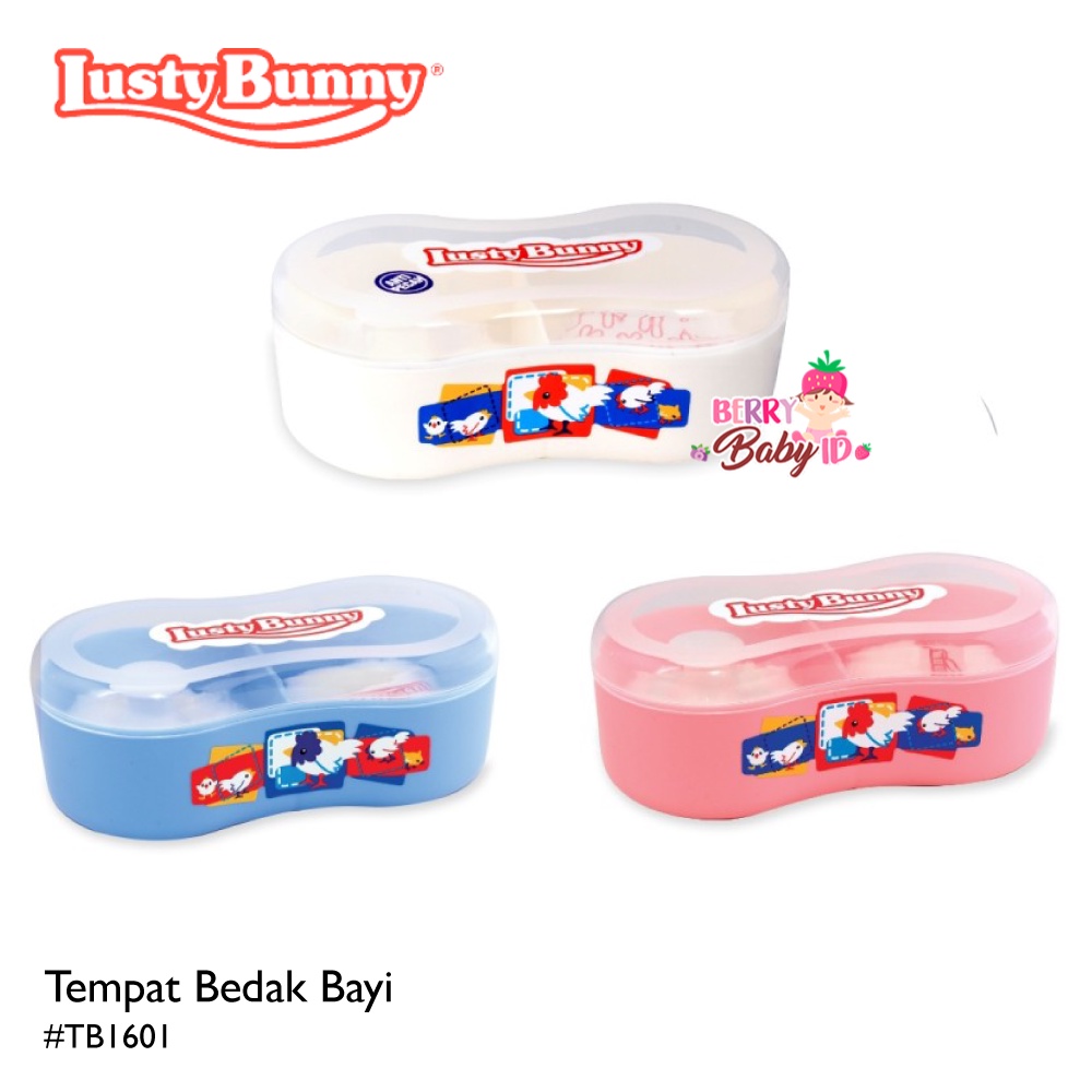 Lusty Bunny Tempat Bedak Bayi Kacang Anti Pecah TB1601 Berry Mart