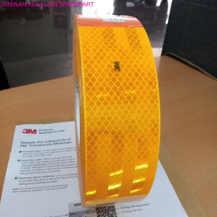 Stiker 3M Original, Reflektor Mobil Panjang 1 M Original 100%