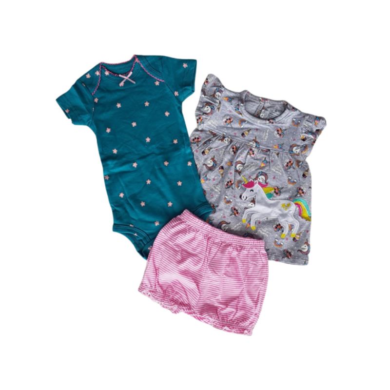 Set 3in1 Kutung Pendek
