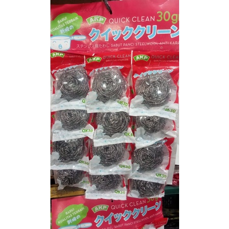 cuci piring gosok panci besar kecil