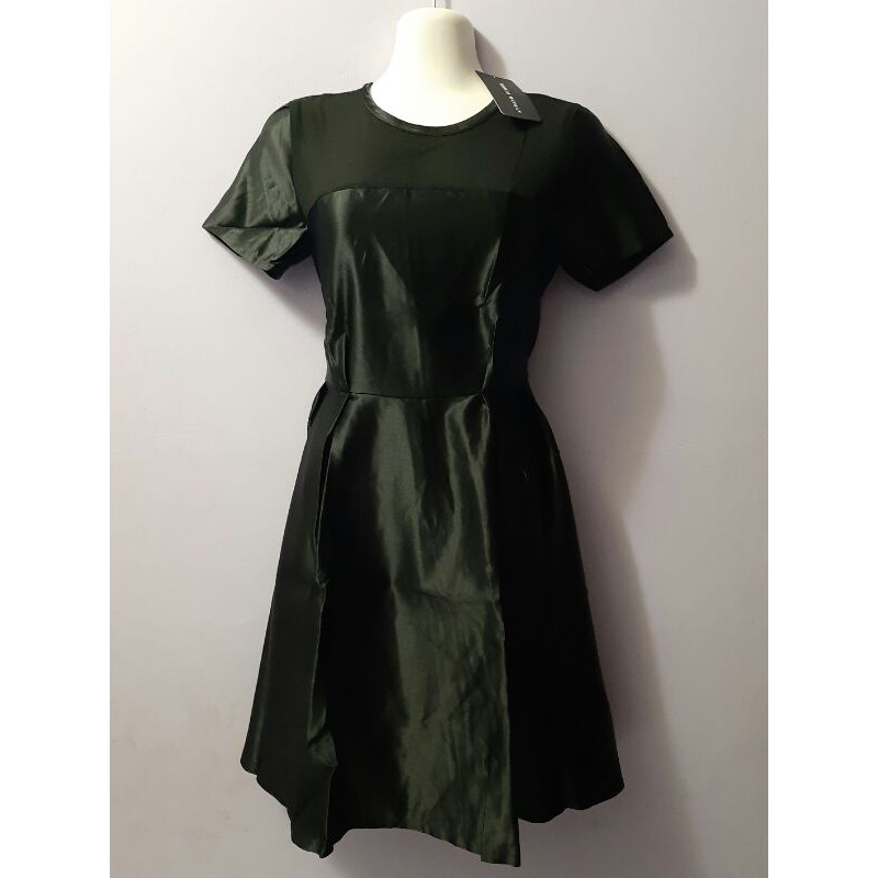 Dress Satin Hitam