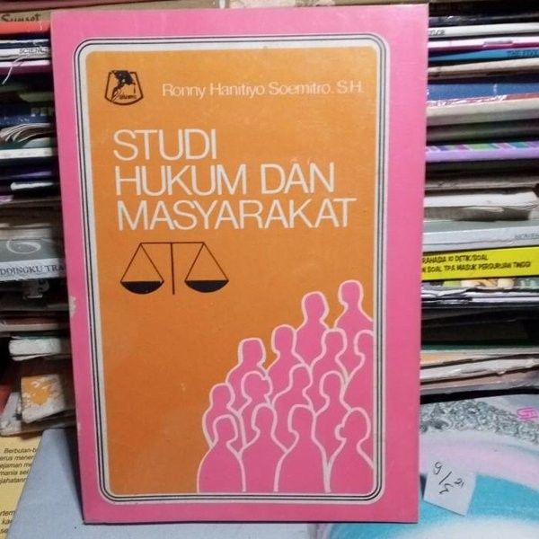 

HOT SALE!!! RDO STUDI HUKUM DAN MASYARAKAT RONNY HANITOYO SOEMITRO SH TERBARU