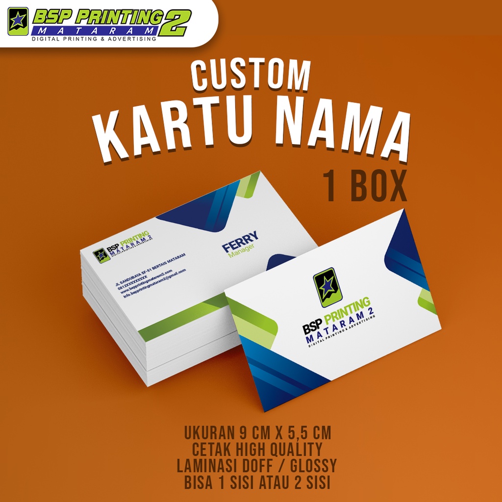 

Cetak Kartu Nama 1 Box