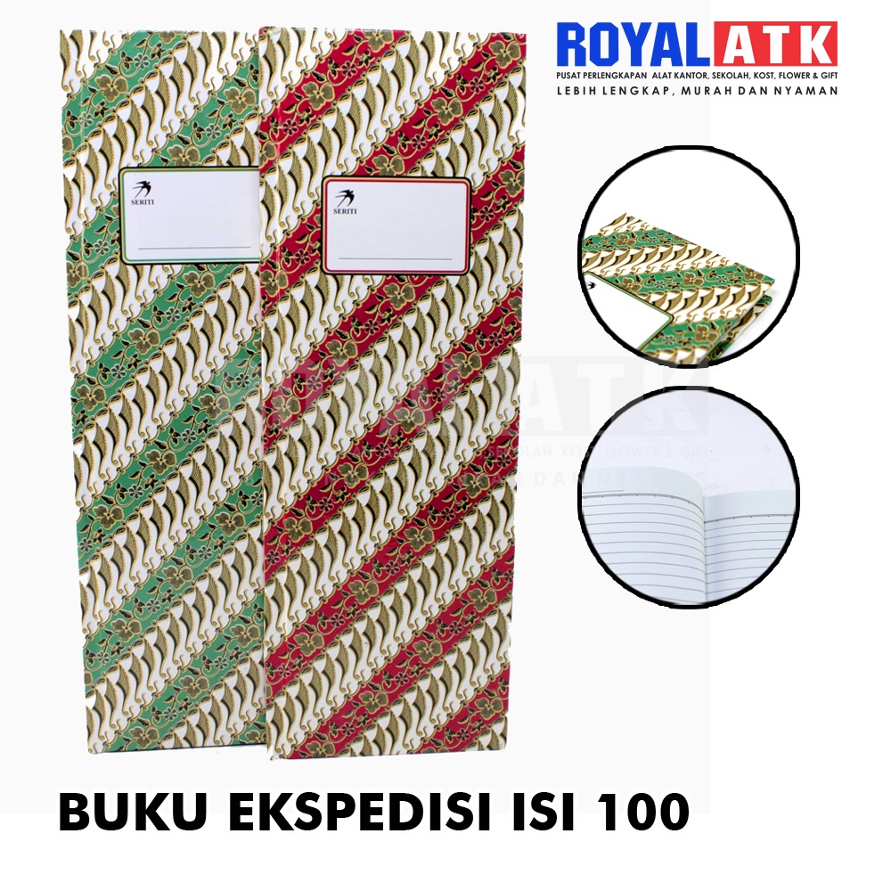 

Buku Ekspedisi Hardcover Folio 100lembar Buku Tulis Expedisi Seriti