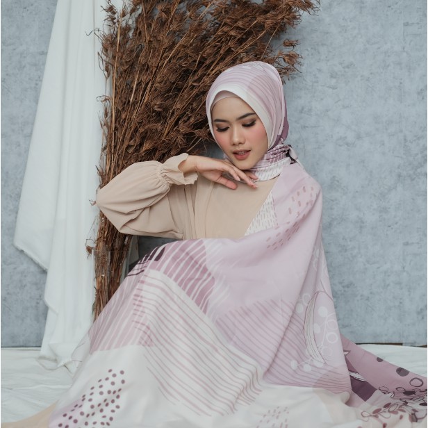 KERUDUNG SEGI EMPAT PRINTING MOTIF JILBAB SEGIEMPAT HIJAB SEGIEMPAT SCARF THABITA