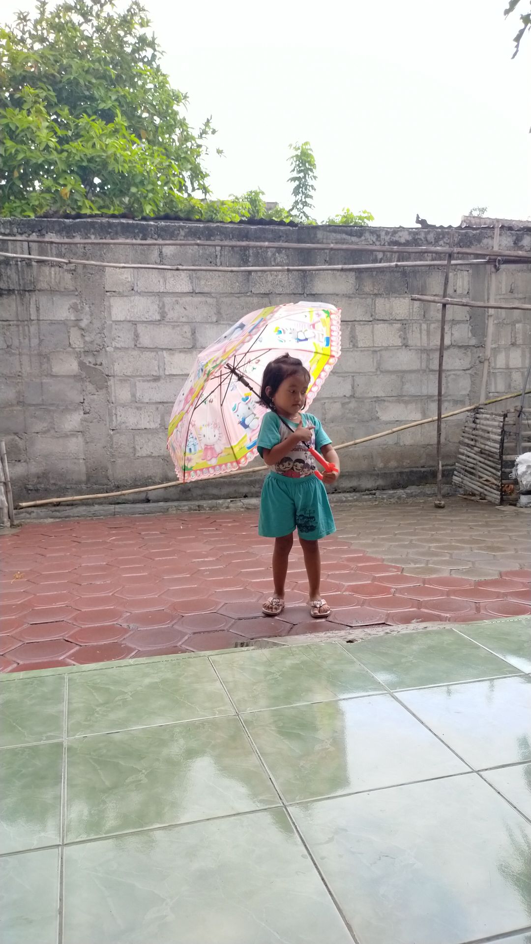 Payung Lipat 3 Nagoya Motif Kancil