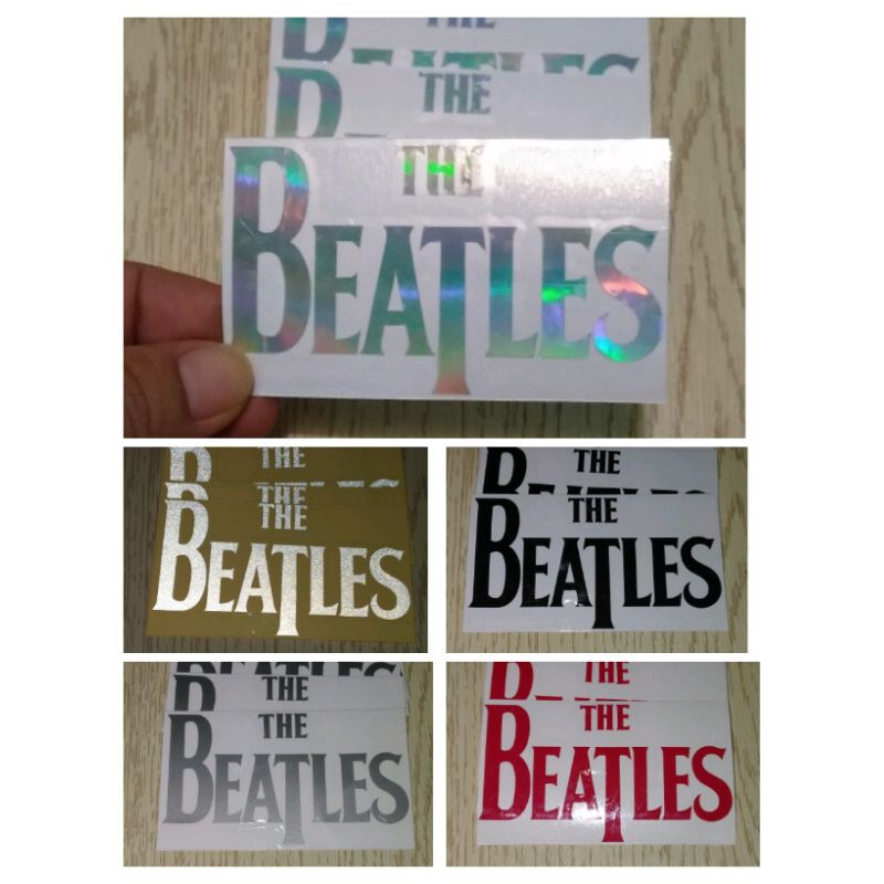 STICKER THE BEATLES CUTTING