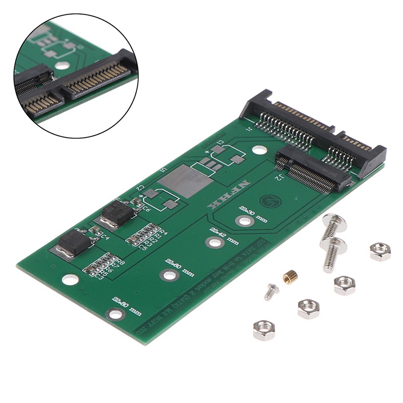 SATA (Ele) Adapter Konverter Ngff (M2) Ssd Ke 2.5 &quot;Sata3 Key B M.2