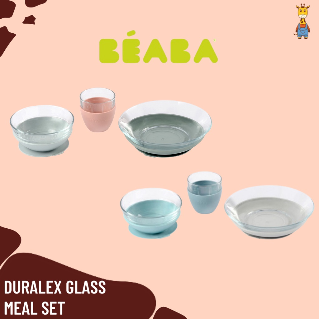 Beaba Duralex Glass Meal Set