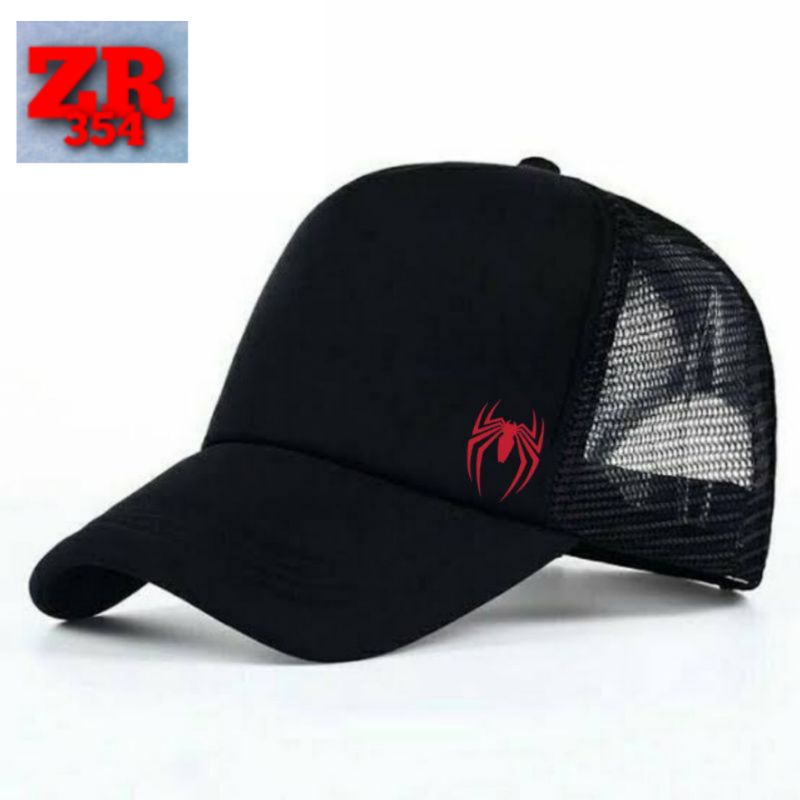 Topi LOGO SPIDER / topi trucker / topi SPIDER-MAN / topi jaring / topi baseball / topi pria / topi w