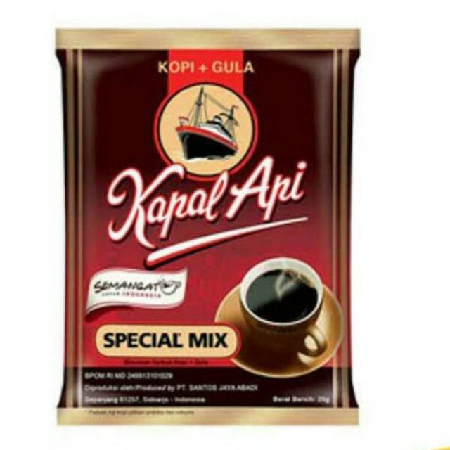 

Kapal Api Special Mix (kopi+gula) renceng