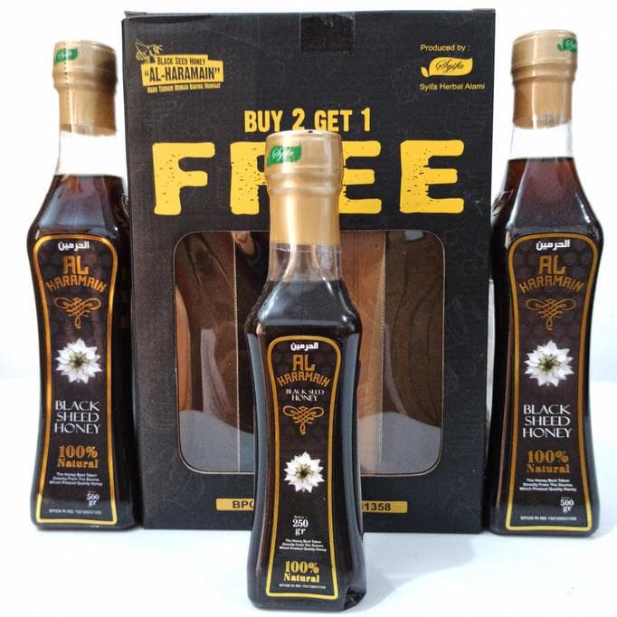 

Madu Al haramain Promo Pack ( 500gr 2 free 250gr 1 )