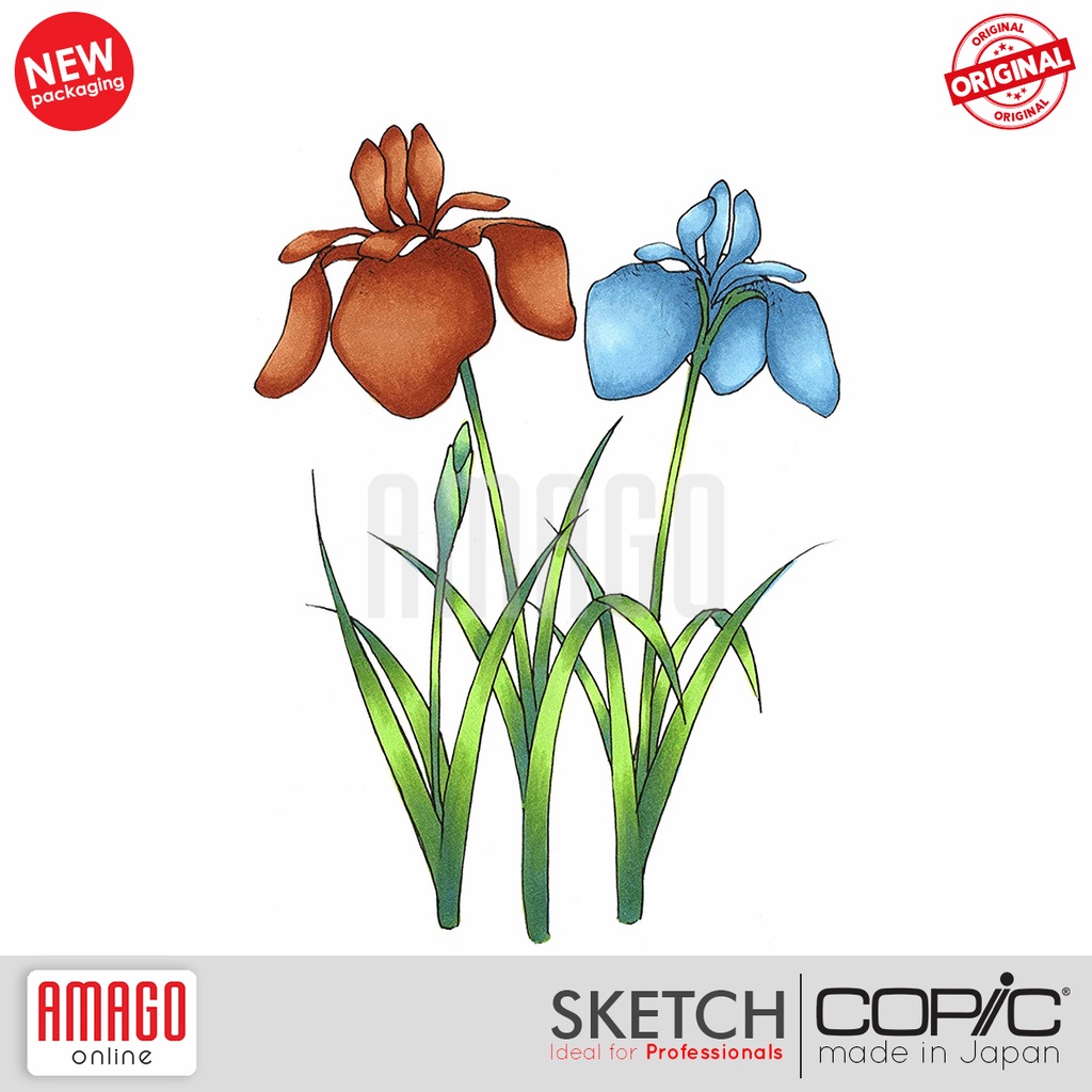 COPIC Sketch Marker - Set isi 6 Warna - Earth Essentials - CSM/6ES