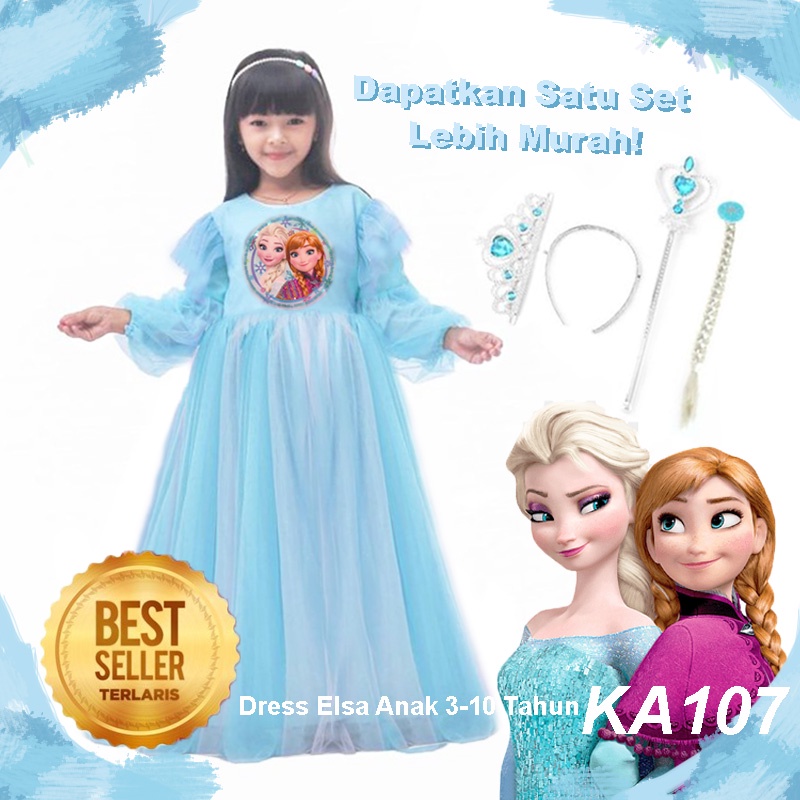 Baju anak princess elsa hot sale frozen