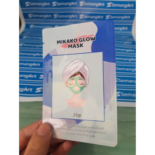 Kemasan Sachet Full Printing Bungkus Masker / Makanan / Minuman Desain Custom