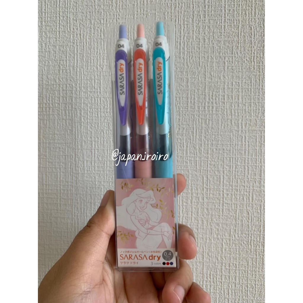 

Sarasa Karakter Dry Disney Princess isi 3 0.5 mm