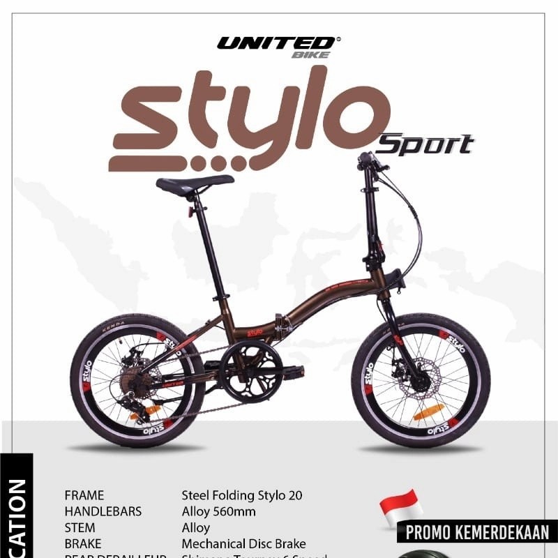 Sepeda Lipat 16” United Stylo Sport