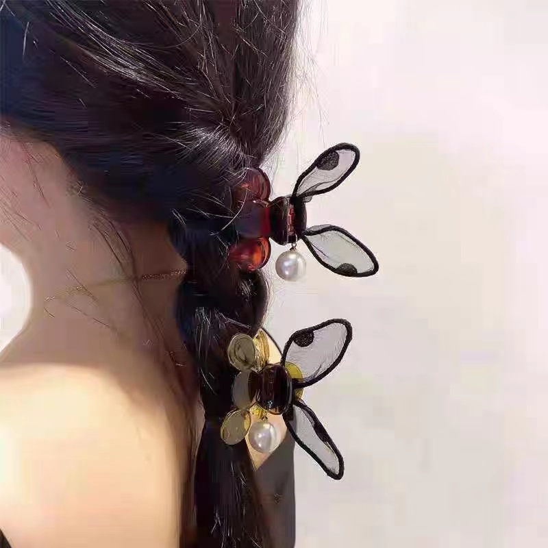 (Hello Girl)F57 INS Korean Kupu Acrylic Hair Claw Clip girl Women Fashion  Hairpin