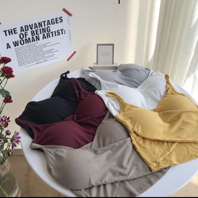 A014 Tanktop Silang, Tanktop crop, Tanktop