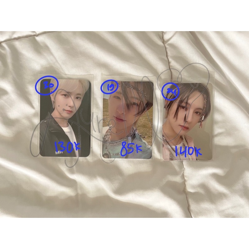 NCT DREAM, NCT 127, NCT U RENJUN PC POCA PHOTOCARDS. fcmm, hello future future ver, photocard deco s