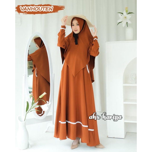 DEVINA SET SYARI ORI AKU KARISSA/GAMIS SYARI RENDA