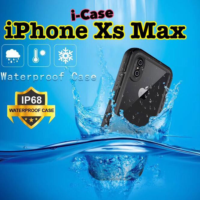 Apple iPhone Xs Max Case waterproof - casing cover iphone xs max - Izhar.Farida