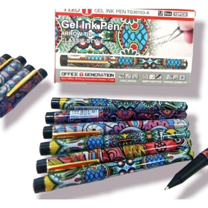 

PULPEN GEL TIZO TG-30103/12 PCS
