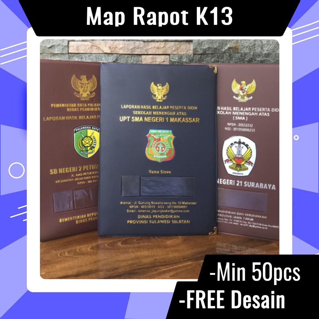 

Map Rapor - Map Raport - Map Rapot - Map Ijazah - Map Hotprint - Map K13 - Map Sablon mikalak