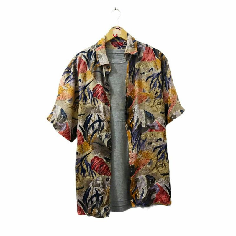 Short Sleeve Collar Shirt Hawaiian Second