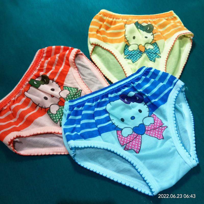 6Pcs / 1 Lusin Cd HK , Celana Dalam Anak Perempuan