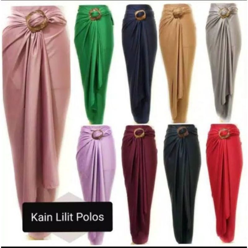 ROK SATIN/ROK POLOS BAHAN SATIN/ROK LILIT/ROK KEBAYA