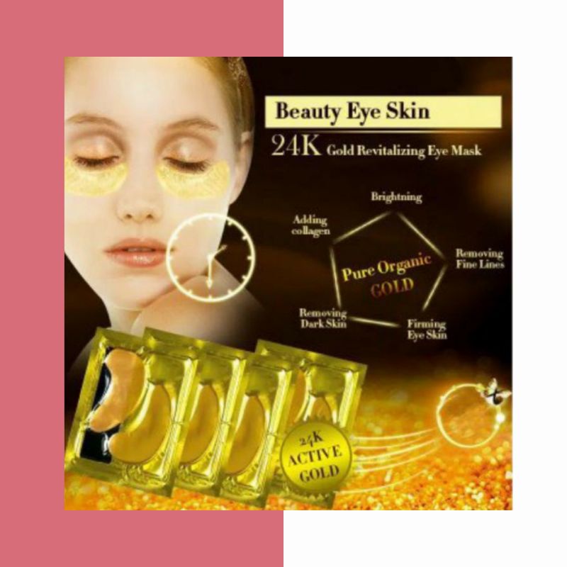 MASKER MATA CRYSTAL COLLAGEN GOLD / EYE BAG MASK EYEMASK