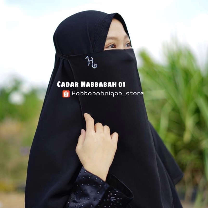 Cadar Tutup Habbabah01 Niqab Cadar Bandana Termurah By Habbabah