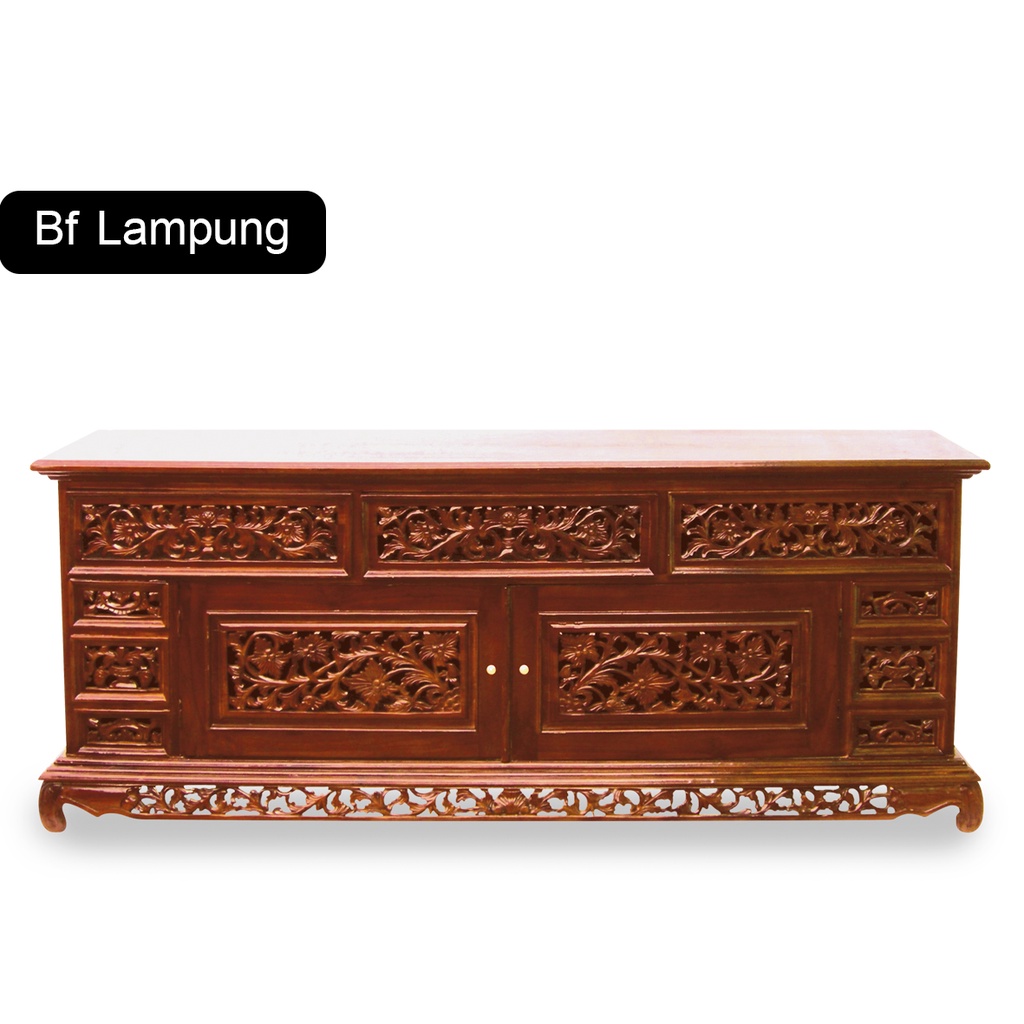 Buffet TV | Meja TV | Rak TV Kayu Jati Jepara-Lampung