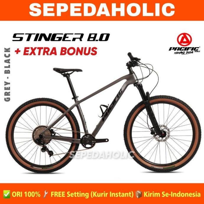 SEPEDA GUNUNG MTB PACIFIC STINGER 8.0 CARBON 27.5 INCH 11 SPEED FDGDF34545