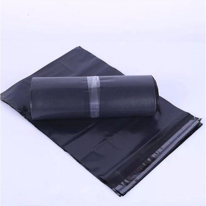 Plastik Polymailer Hitam Kantong Plastik Packing Olshop Isi 100 Pcs