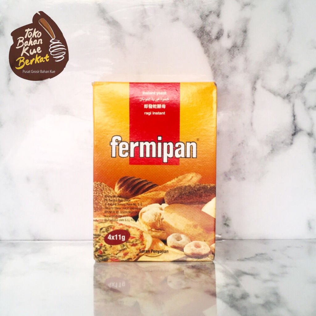 

RAGI KERING FERMIPAN 11 Gr / INSTANT DRY YEAST ROTI DONUT DONAT / SACHET